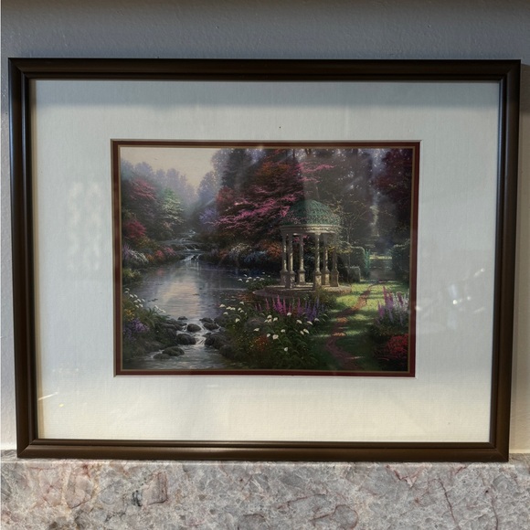 Thomas Kinkade The Garden of Prayer Lithograph Size 11 x 14 inch (27.9 x 35.6cm) - Picture 1 of 5